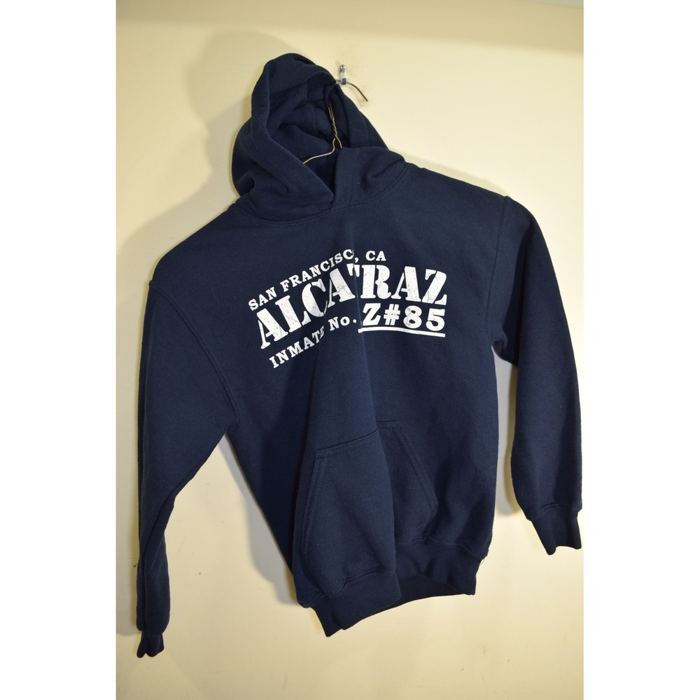 ALCATRAZ‎ Prison San Francisco Tourist Travel Souvenir Hoodie Sweatshirt BOYS S